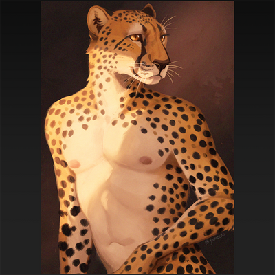 A4 print - cheetah
