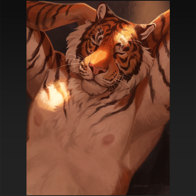 A4 print - tiger
