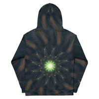 Neon Fractal Bloom Hoodie - Thumbnail 1