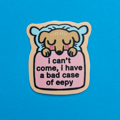 Eepy 1.85" Matte Sticker