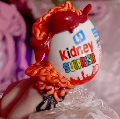 Kidney Egg Suprise Ring