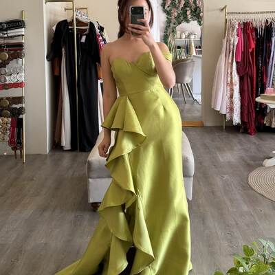 Oliver ball gown satin prom dresses evening formal party dress