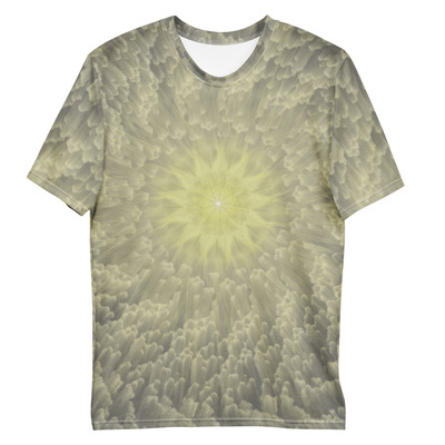 Radiant abstract sunburst men's t-shirt