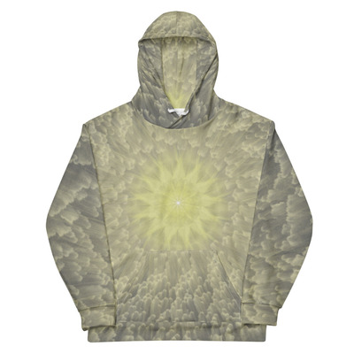 Radiant abstract sunburst hoodie