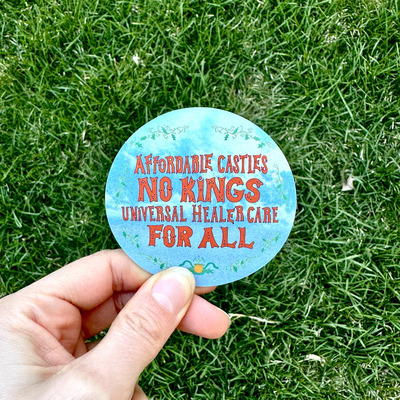 No Kings Sticker
