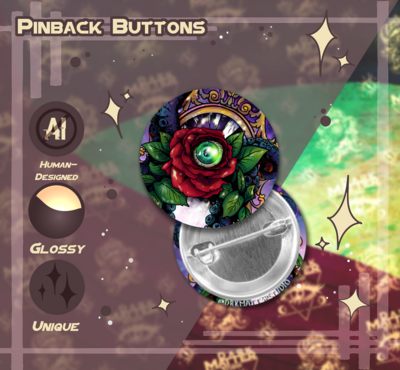 Eldritch Flower | Pinback Buttons