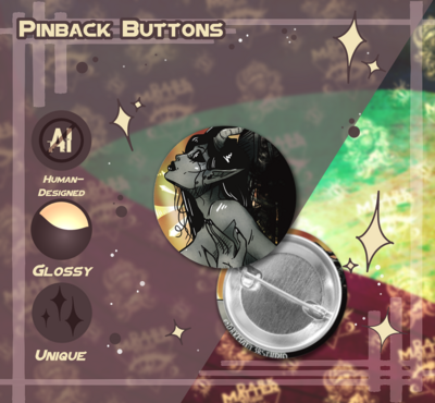 Fallen Angel | Pinback Buttons