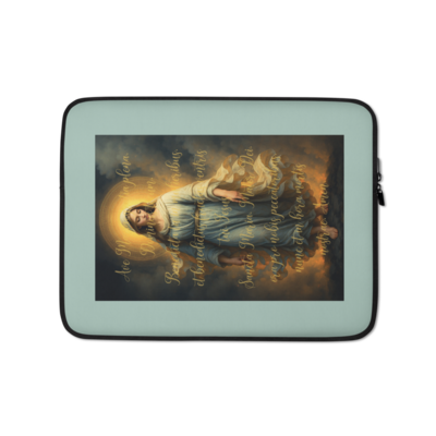 Ave maria laptop sleeve 13" and 15"