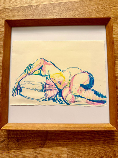 Side Pose - Figure Study 