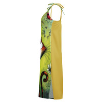 Tea Time Tie-strap midi dress - Thumbnail 1