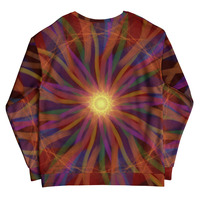 Solar Bloom  The Dance of Light and Color. Sweatshirt - Thumbnail 1
