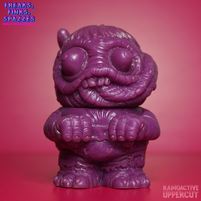Coffin licker - purple blank - 3.25" unarticulated keshi mini figure