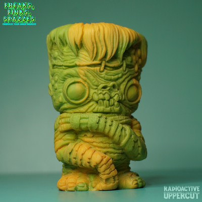 Franken corpse - mis-cast misfits one-off - 3.25" unarticulated keshi mini figure