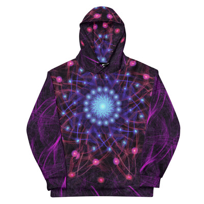 Fractal starburst hoodie