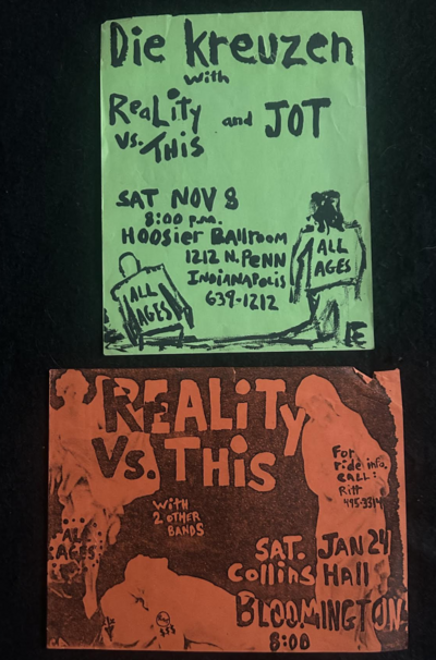 Die Kruzen / Reality vs. This flyer lot