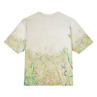 Oversized cotton t-shirt - Landscape that is coming - Thumbnail 1