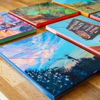 11x14 Thin Wood Panel Original Paintings - Thumbnail 5