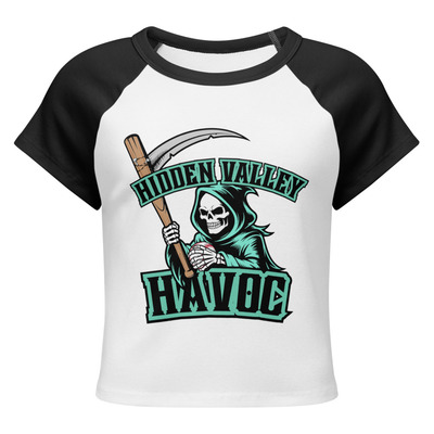 Havoc crop top raglan
