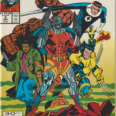 Marvel comics deathlok set of six (1991-92) 5, 6, 7, 8, 9, 10 punisher x-men ff ghost rider