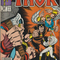 Marvel Comics The Mighty Thor set of five (1988) 393-397 Daredevil Black Knight - Thumbnail 3