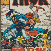 Marvel Comics The Mighty Thor set of five (1988) 393-397 Daredevil Black Knight - Thumbnail 4