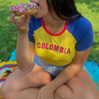 COLOMBIA CROP TOP - Thumbnail 1