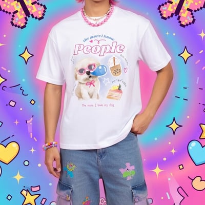 The more i know people tee
