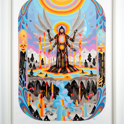 Sacred biome by graham yarrington (14" x 20" limited edition/40 + xl limited edition/4 archival fine art print)