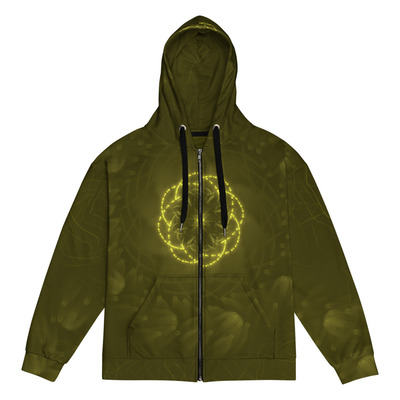 Silica Bloom zip hoodie