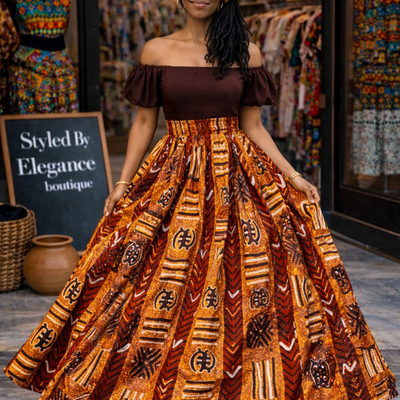 Ancestral flow skirt set