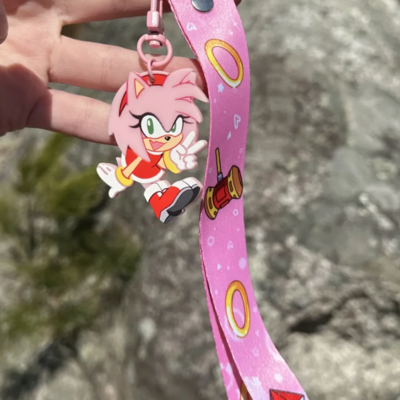 Sonic straps (lanyards with keychains!)