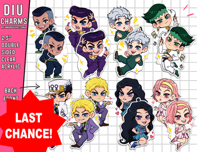 Diamond is Unbreakable Charms