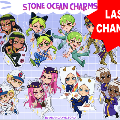 Stone ocean charms
