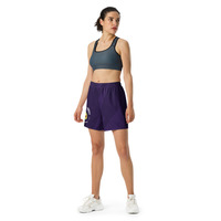 Purplelicious 2.0 Unisex Athletic Long Shorts - Thumbnail 2