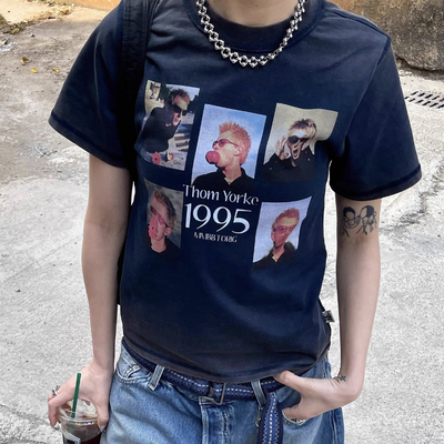 1990s POP ICONS COLLAGE TEE 
