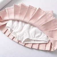 Heart-shaped buckles pleated skirt - Thumbnail 8