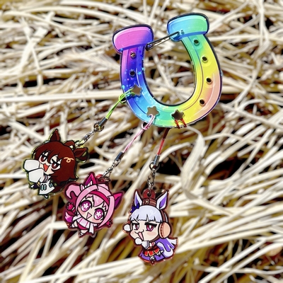 Uma charms and carabiner!