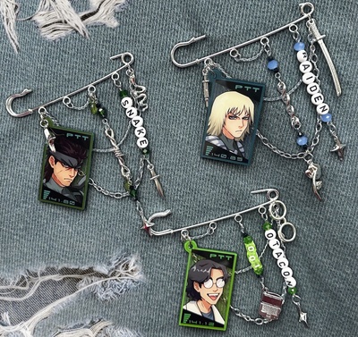 Metal Gear Solid Safety Pins
