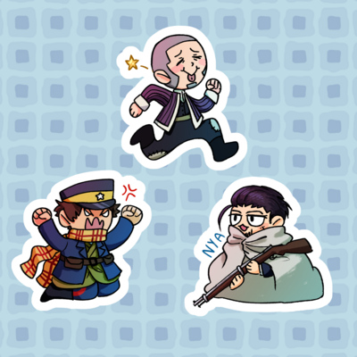 [golden kamuy] stickers