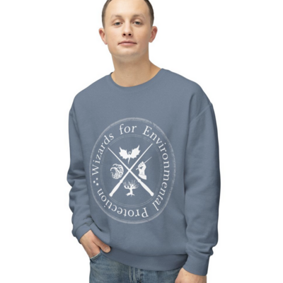 Wizards for environmental protection eco sweatshirt