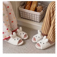 Bunny plush cotton slippers - Thumbnail 1
