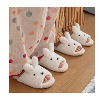 Bunny plush cotton slippers - Thumbnail 2