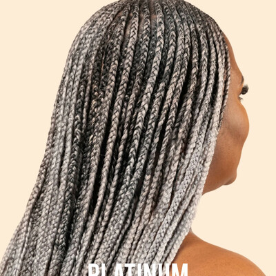 Platinum royal locz 👑 plant based braiding hair
