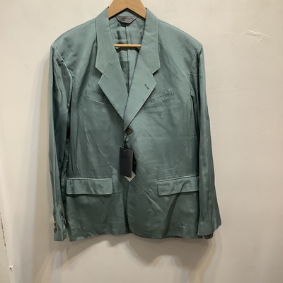 Masayuki abo pour homme green silk and cotton jkt new