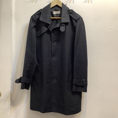 Yen and young navy middle trench coat 