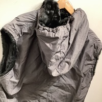 0000 sleevelss grey military parka  - Thumbnail 3