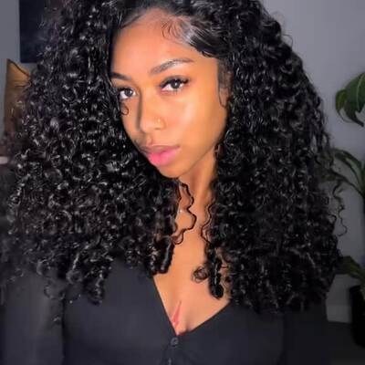 Dignified hair –   3 in 1 wig 180% density burmese curly 