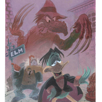 Count duckula #11 (marvel comics, 1989) custom painted cover + comic book!
