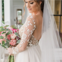 Plus Size Wedding Dresses with Lace Appliques - Thumbnail 2