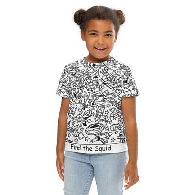 Squid kids crew neck t-shirt
